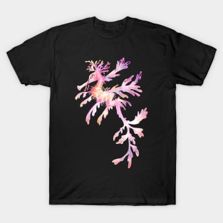 Dragons do Exist! Leafy seahorse pink T-Shirt